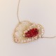 Oksana Belo's Handmade Heart Shape Necklace 