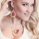 Oksana Belo's Red Earring